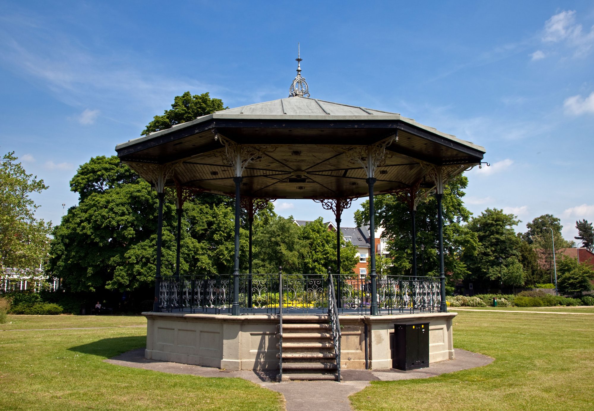 Image of a bandstand in a park